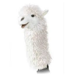 Folkmanis Alpaca Stage Hand Puppet