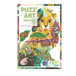 Djeco 350pc Art Puzzle Lion Shaped