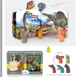 Bath Book & Finger Puppets - Jurassic