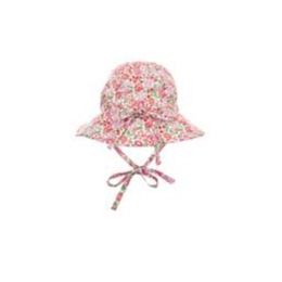 Acorn Harper Wide Brim Reversible Sunhat Pink/Green/White Small 50cm 9-18mt