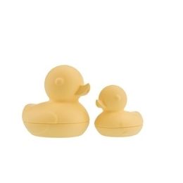Silicone Bath Ducks 2Pc Yellow