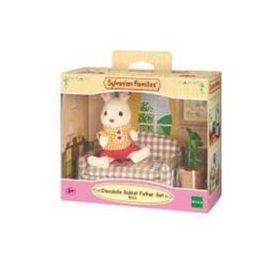 Sylvanian Chocolate Rabbit Father Set