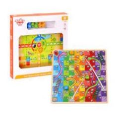Tooky Toy 2 in 1 Ludo & Snakes & Ladders
