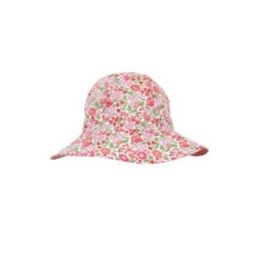 Acorn Harper Wide Brim Reversible Sunhat Pink/Green/White Large 54cm 3-5yr