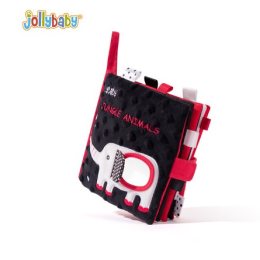 Jollybaby Black White & Red Cloth Book Jungle