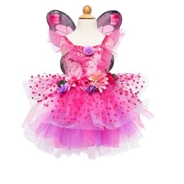 Great Pretenders Fairy Blooms Deluxe pink dress Size 5-6