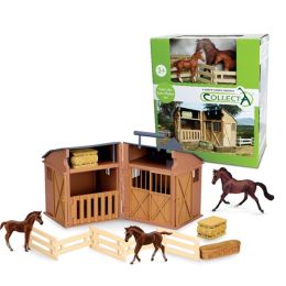 Collecta Barn Stable Horse & Accessories