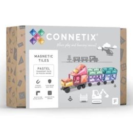 Connetix Magnetic Tiles Pastel Transport Pack 50pc