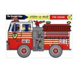 Melissa & Doug Colour Mat Fire Engine Placemat (d)