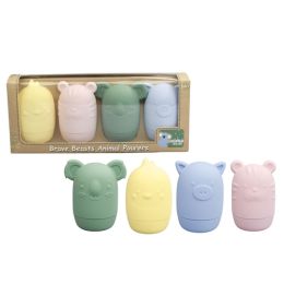 Silicone Brave Beasts Animal Pourers 4pc