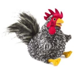 Folkmanis Barred Rock Rooster Hand Puppet