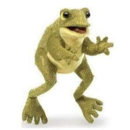 Folkmanis Funny Frog Hand Puppet