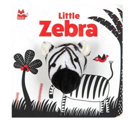 Finger Puppet Board Book Little Zebra