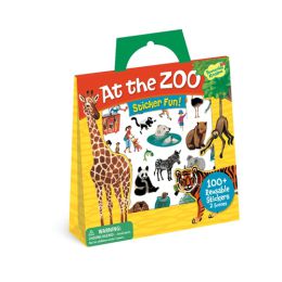 Peaceable Kingdom Reusable Stickers At The Zoo Tote