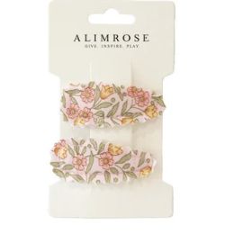 Alimrose Hair Clip Set Blossom Lily Pink