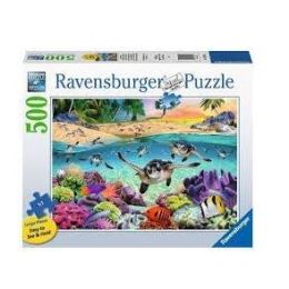 Ravensburger 500pc Lge Race Of The Baby Sea Turtle