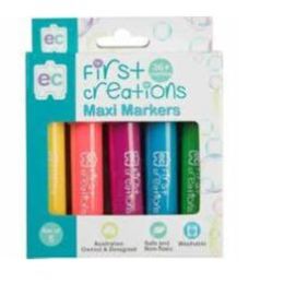 First Creations Maxi Markers Box Of 5