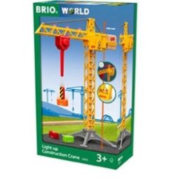 Brio Construction Crane With Lights 5pc