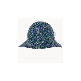 Acorn Fleur Wide Brim Sunhat Navy/Multi Medium 52cm 18m-3yr