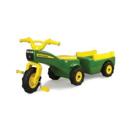 John Deere Pedal Trike With Wagon