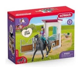 Schleich Horse Box with Lisa & Storm