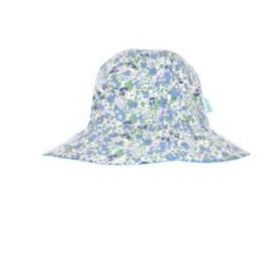 Acorn Sophia Wide Brim Reversible Sunhat Blue/Pink/Green Large 54cm 3-5yr