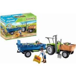 Playmobil Large Tractor With Trailer
