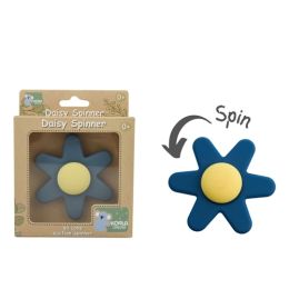Silicone Daisy Spinner Blue