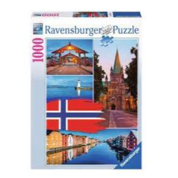 Ravensburger 1000pc Trondheim Collage Puzzle (d)