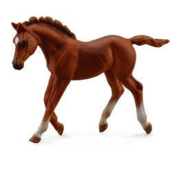Collecta Thoroughbred Foal Walking Chestnut