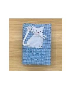 Storytime Quiet Book Pastel Gingham Blue