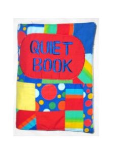 Storytime Quiet Book Patchwork Blue